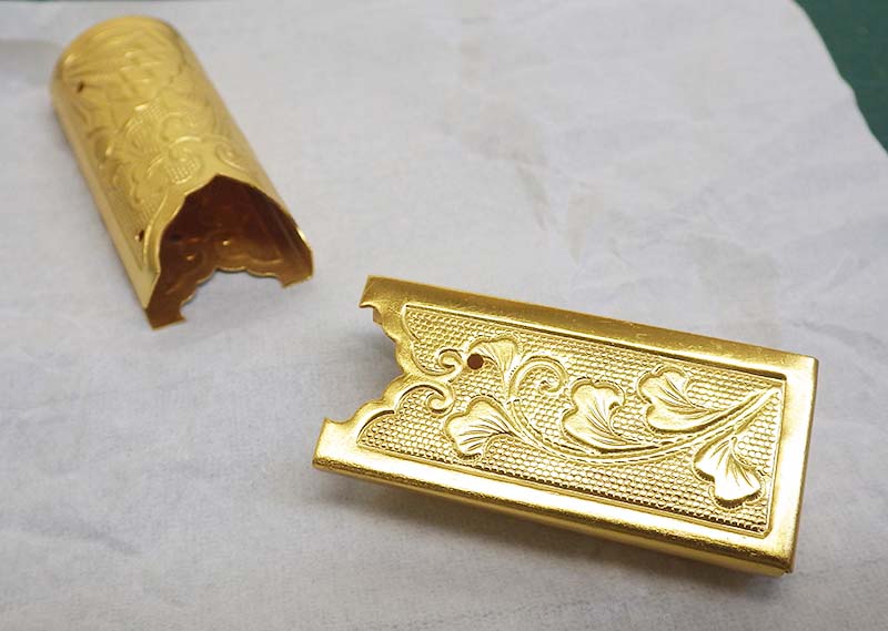 金軸用の飾り金具